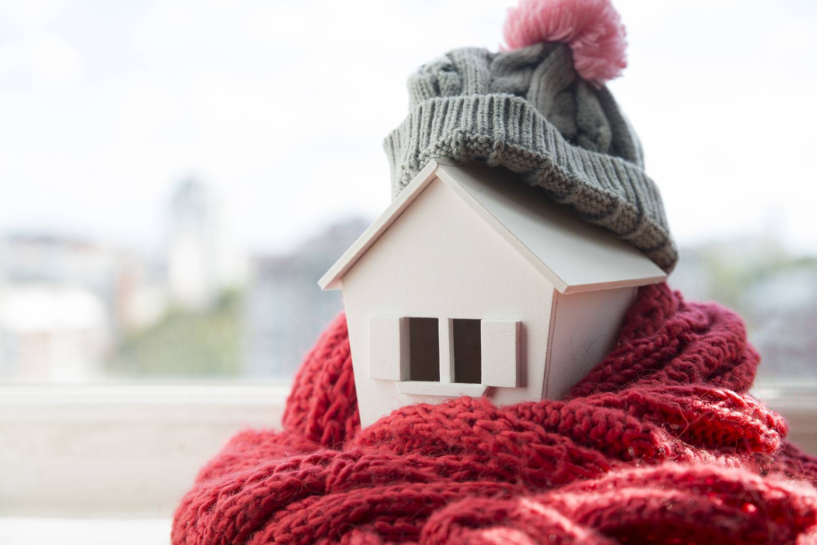 house in winter